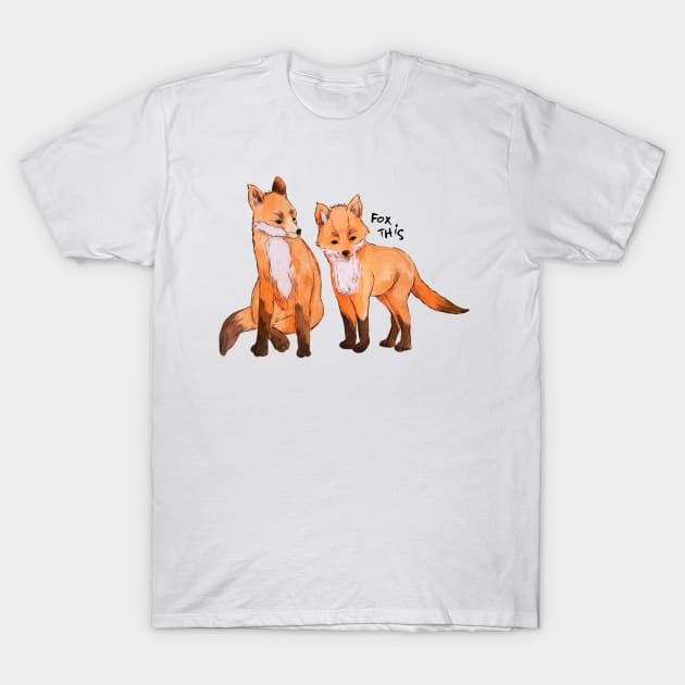 Fox This Couple T-Shirt by Denyse Mitterhofer Shop